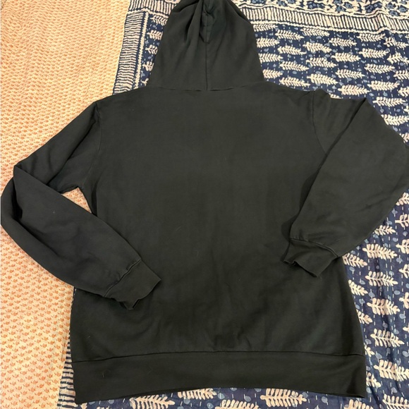 NWOT MOTHER Navy Hoodie with White Logo - Picture 5 of 7